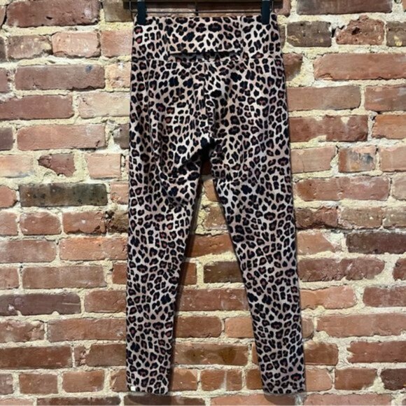 Summersalt The Do-It All High Rise 7/8 Leggings Terracotta Leopard Size 2 - Picture 2 of 5